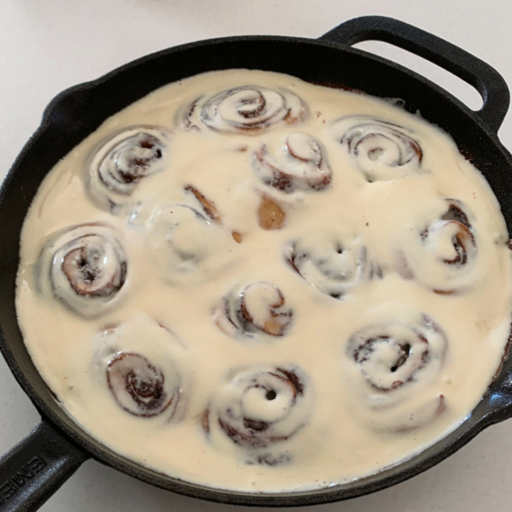 photo of sourdough cinnamon rolls