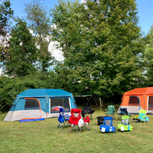 photo of tents