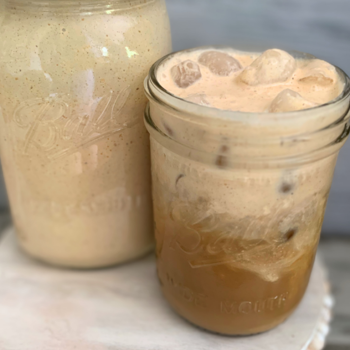 photo of pumpkin spice coffee creamer