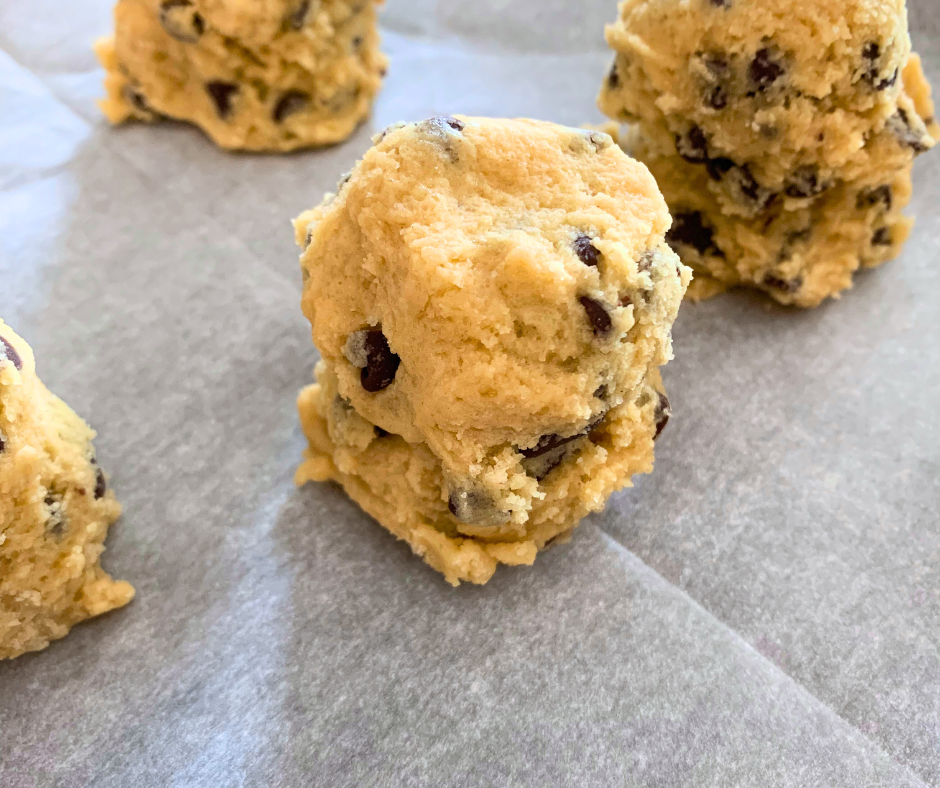 photo of cookie dough